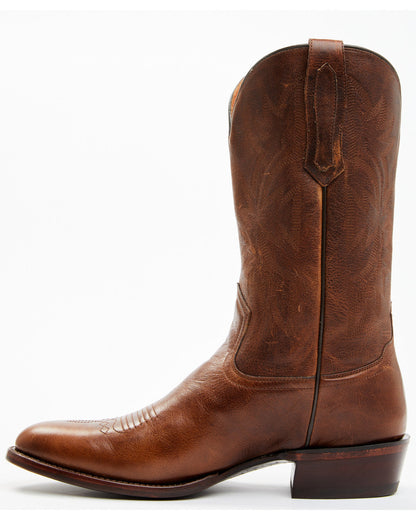 Men's Briana Western Boots - Round Toe Brown