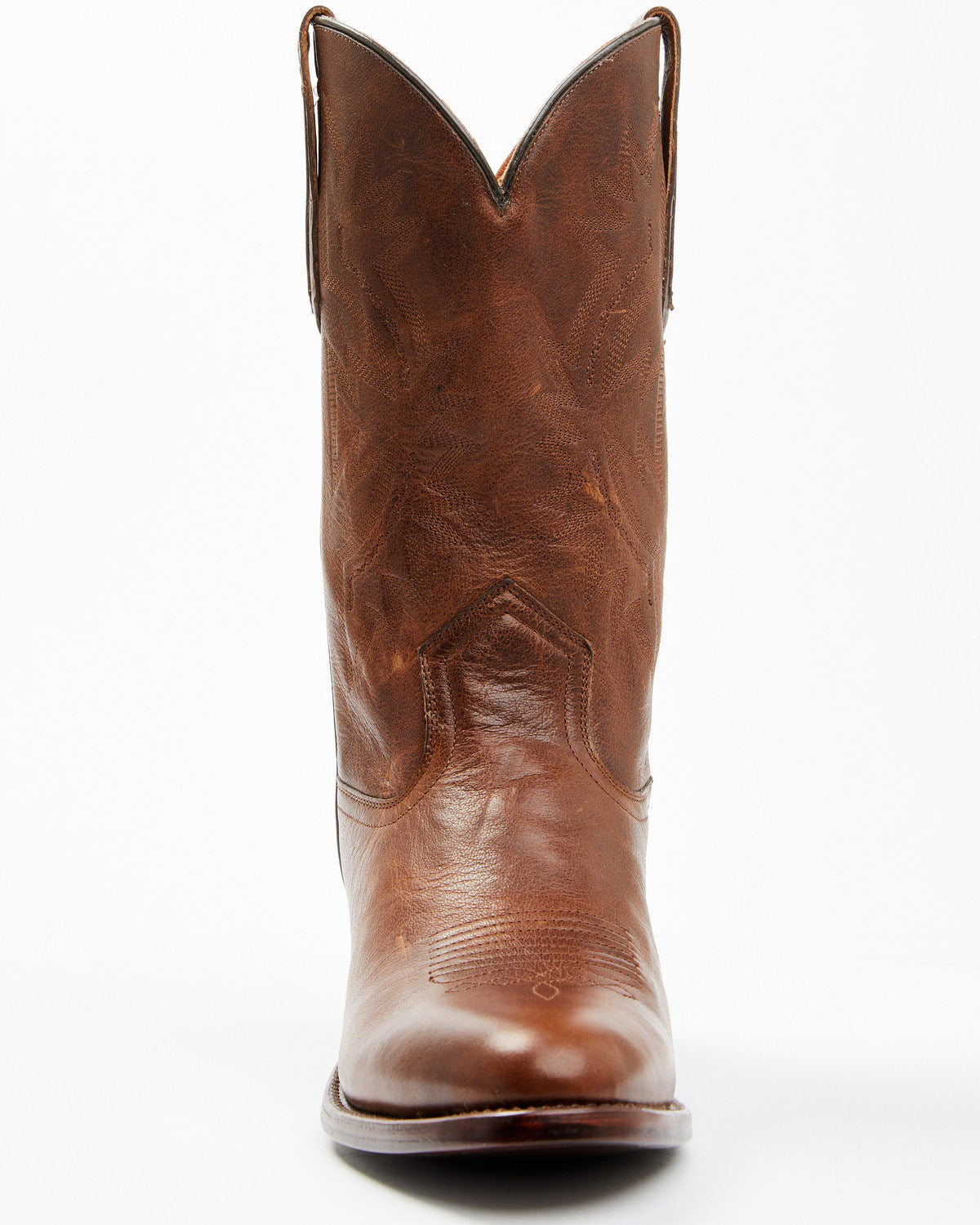Men's Briana Western Boots - Round Toe Brown