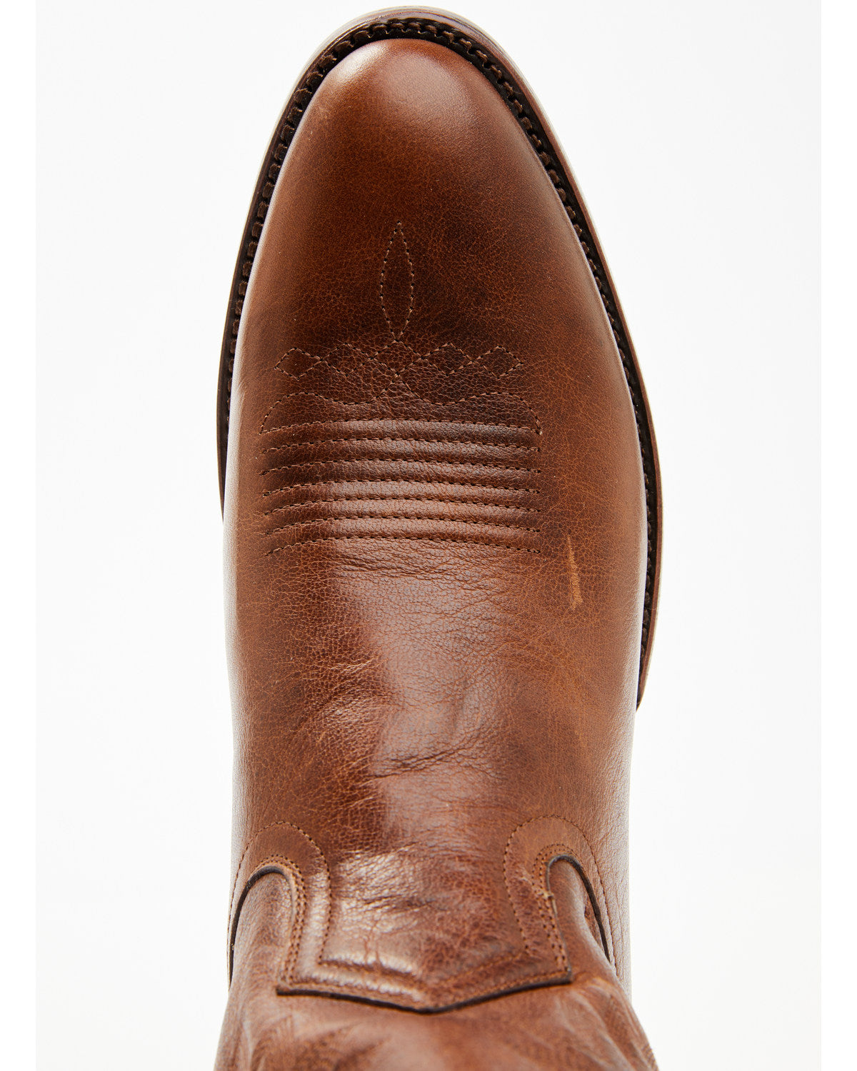 Men's Briana Western Boots - Round Toe Brown