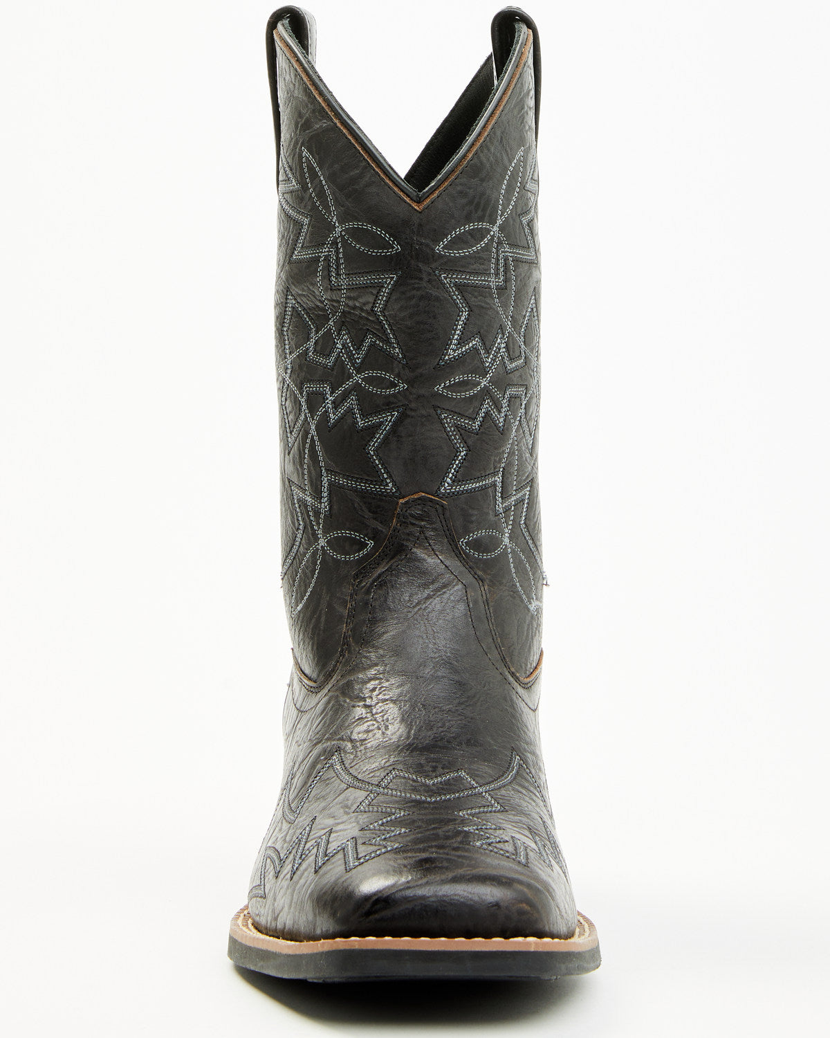 Ace™ Western Boots - Broad Square Toe Black
