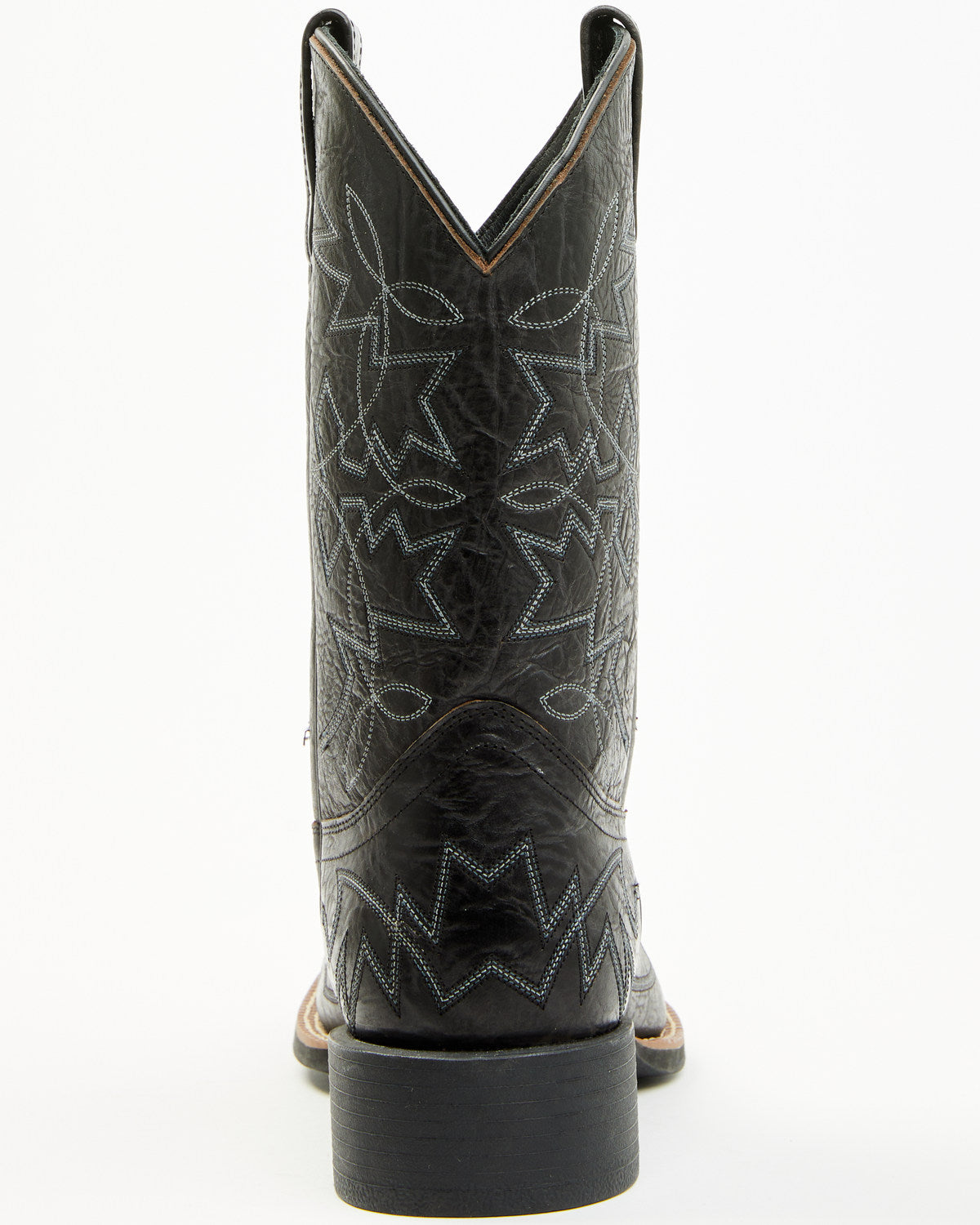 Ace™ Western Boots - Broad Square Toe Black