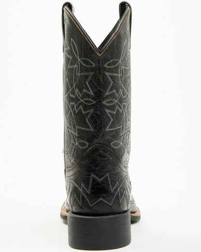 Ace™ Western Boots - Broad Square Toe Black