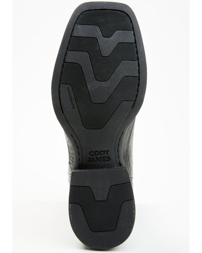 Ace™ Western Boots - Broad Square Toe Black
