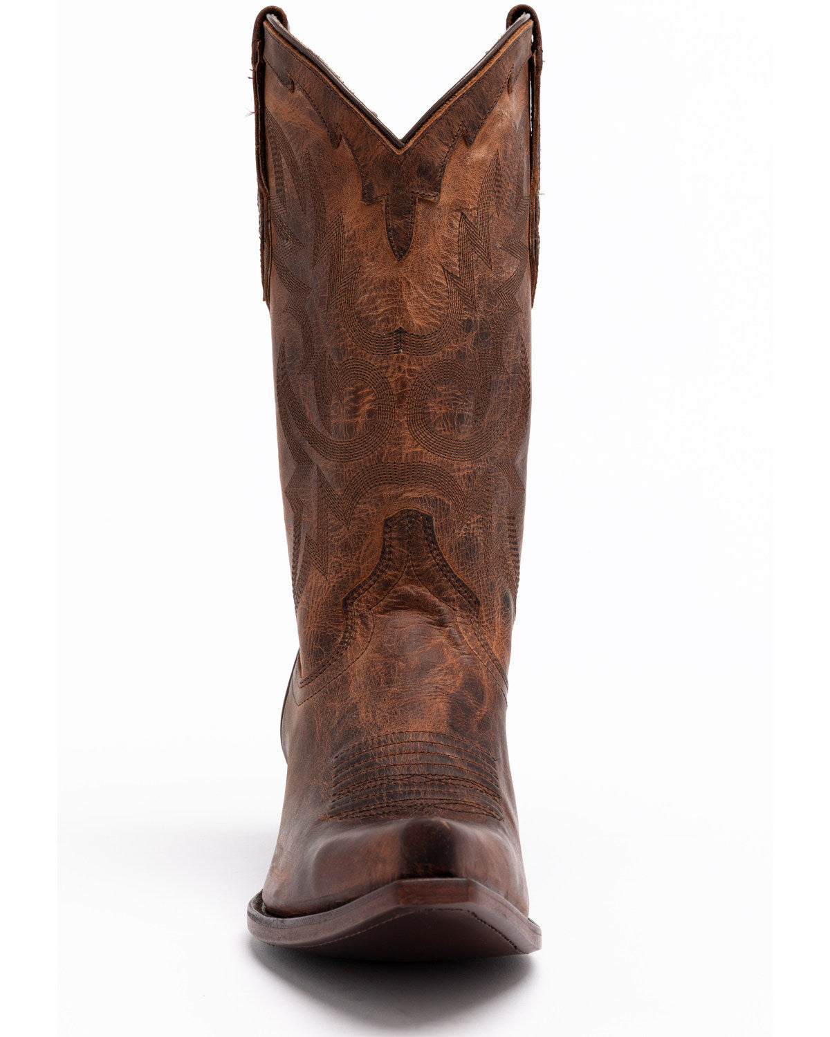 Men's Whitehall Western Boots - Snip Toe Brown