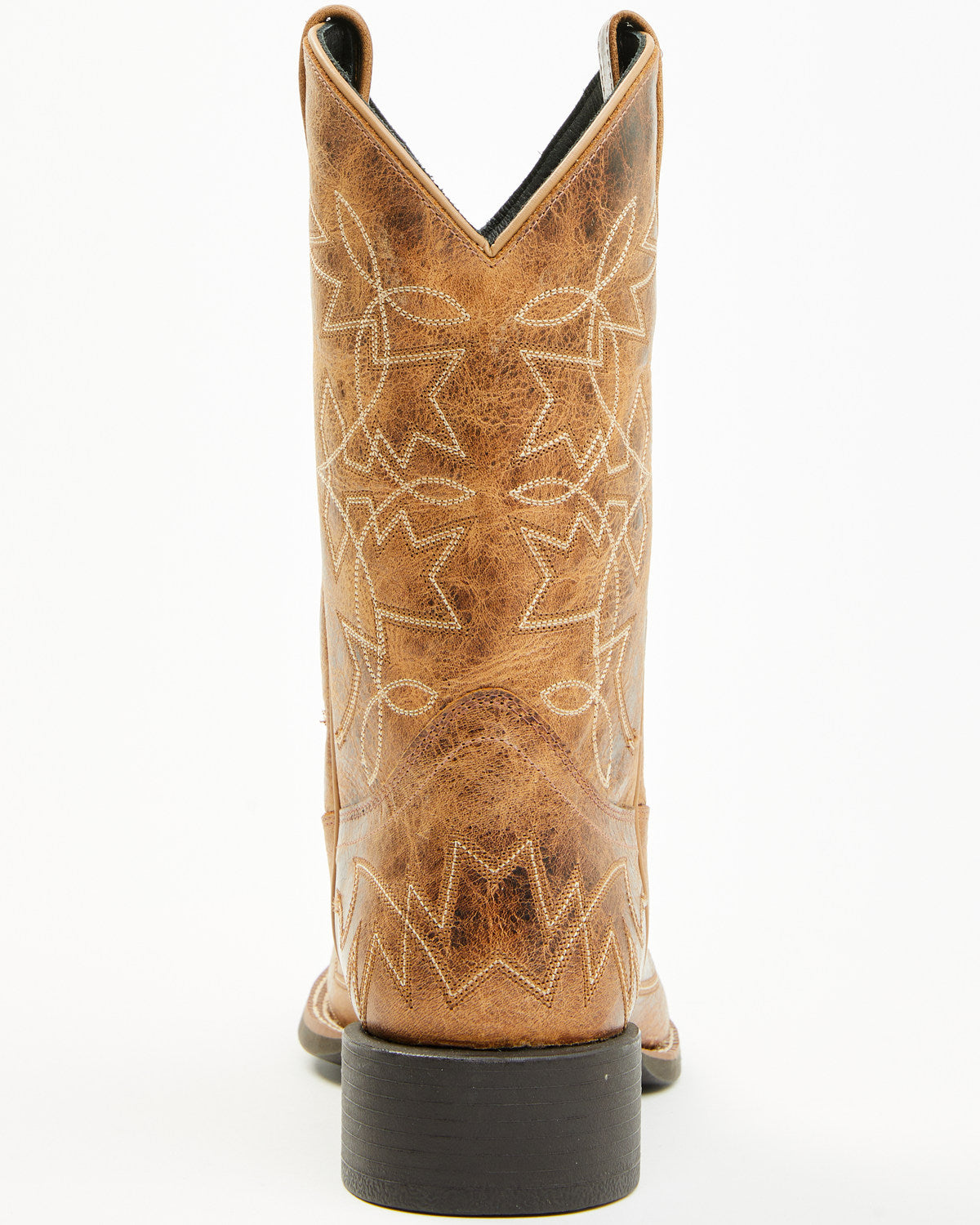Ace™ Western Boots - Broad Square Toe Brown