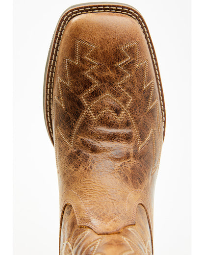Ace™ Western Boots - Broad Square Toe Brown