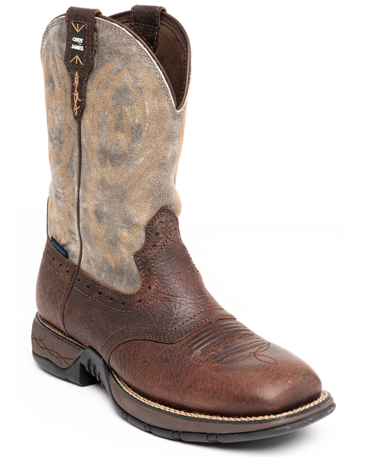 Men's Tyche Lite Performance Western Boots - Broad Square T Brown