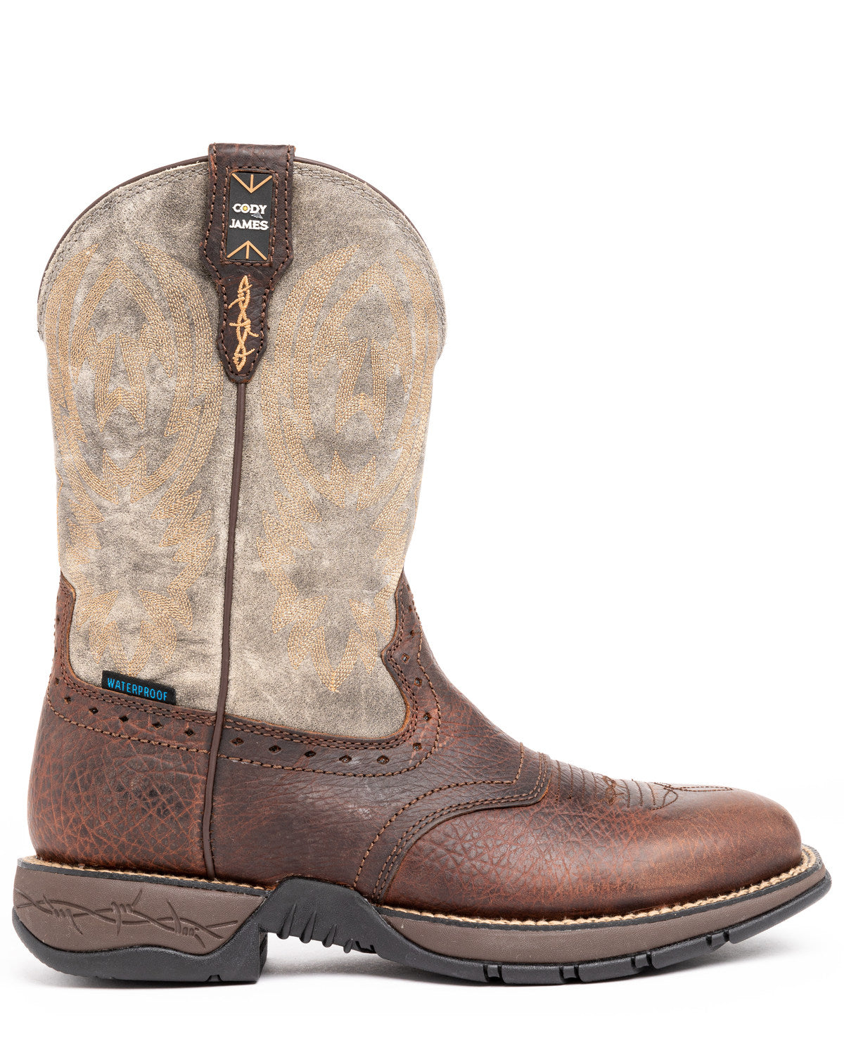 Men's Tyche Lite Performance Western Boots - Broad Square T Brown