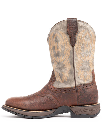 Men's Tyche Lite Performance Western Boots - Broad Square T Brown