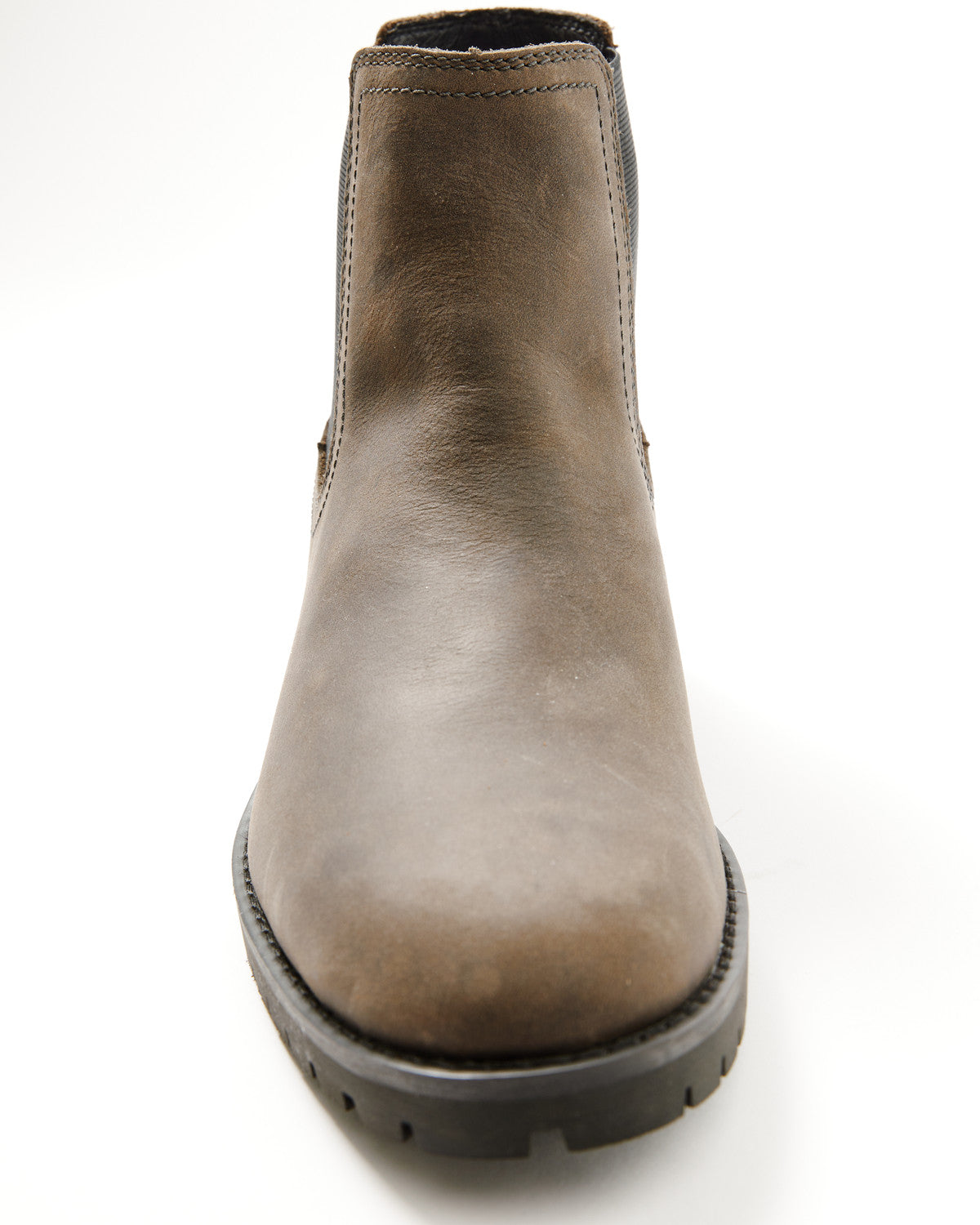 Men's Dakota Ankle Boots - Round Toe Dark Grey
