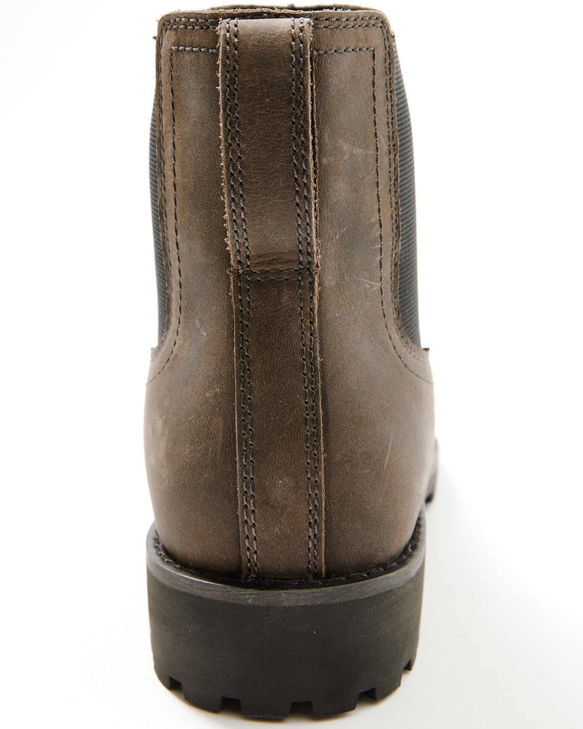 Men's Dakota Ankle Boots - Round Toe Dark Grey