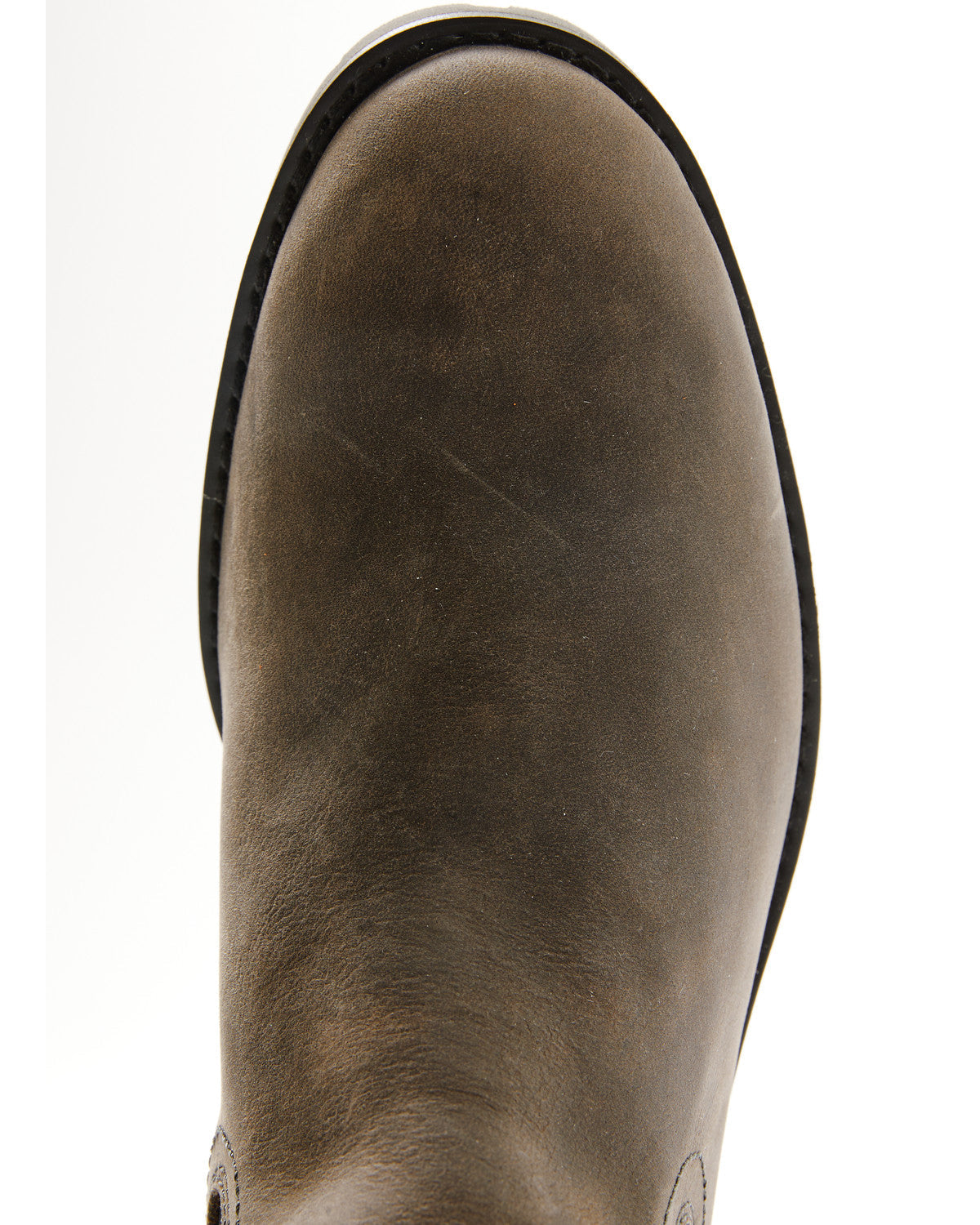 Men's Dakota Ankle Boots - Round Toe Dark Grey