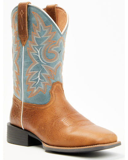 Men's Badge Xero Gravity™ Performance Western Boots - Broad Brown