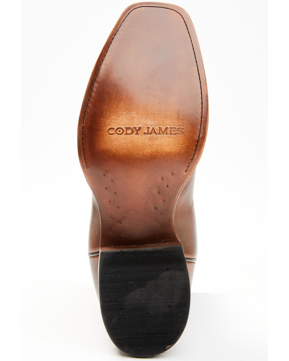 Men's Handcrafted Western Boots - Square Toe Brown