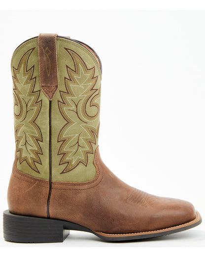 Men's Badge Xero Gravity™ Performance Western Boots - Broad Brown