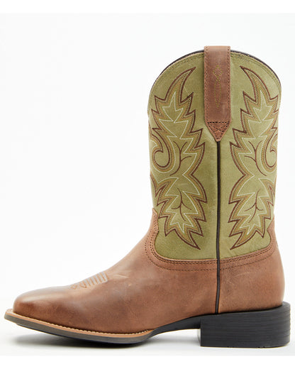 Men's Badge Xero Gravity™ Performance Western Boots - Broad Brown