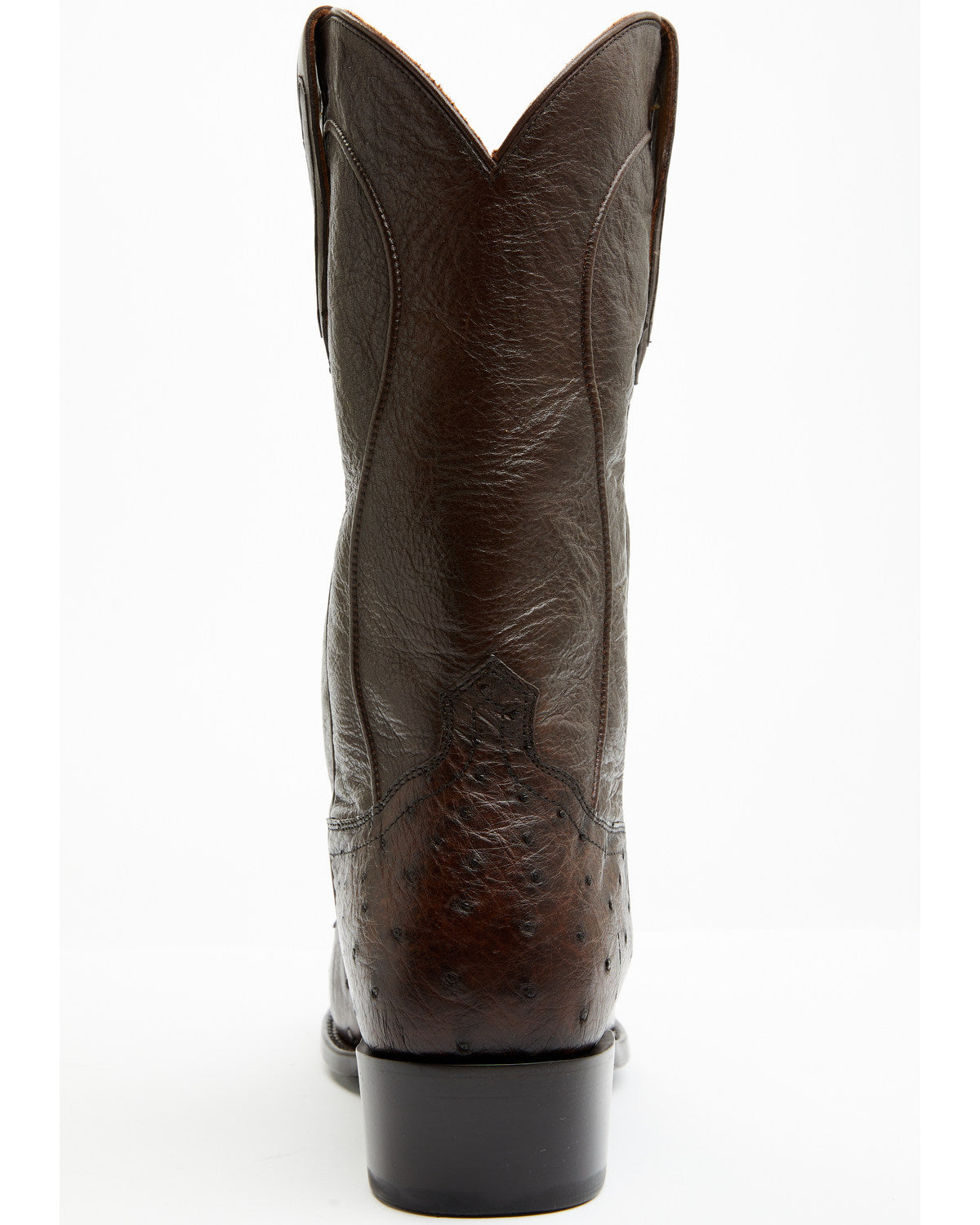 Black 1978® Men's Chapman Exotic Full-Quill Ostrich Western Brown