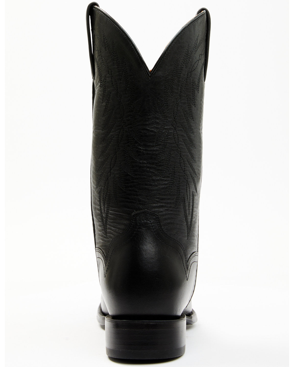 Men's 12" Western Boots - Square Toe Black