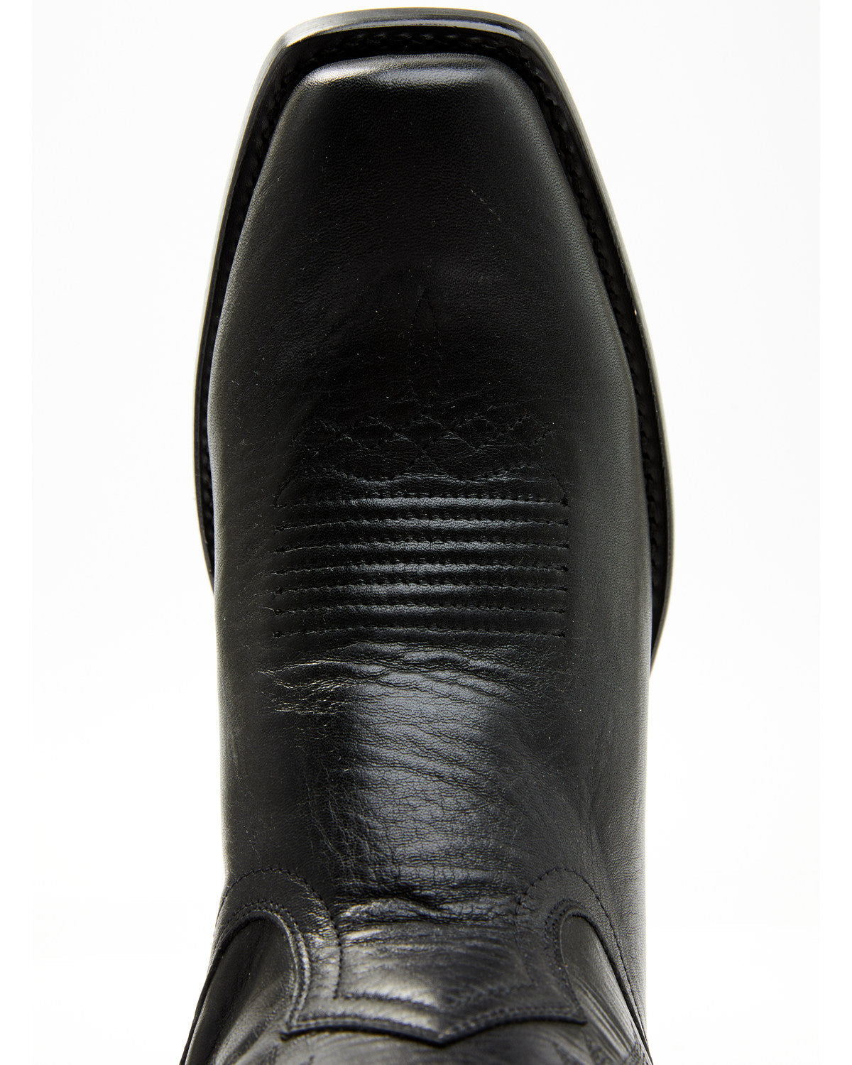 Men's 12" Western Boots - Square Toe Black
