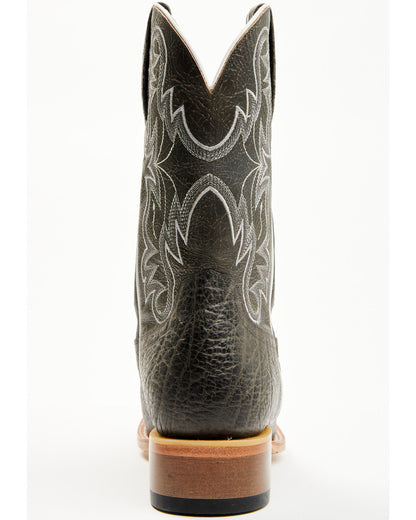 Men's Alton Western Boots - Broad Square Toe Grey