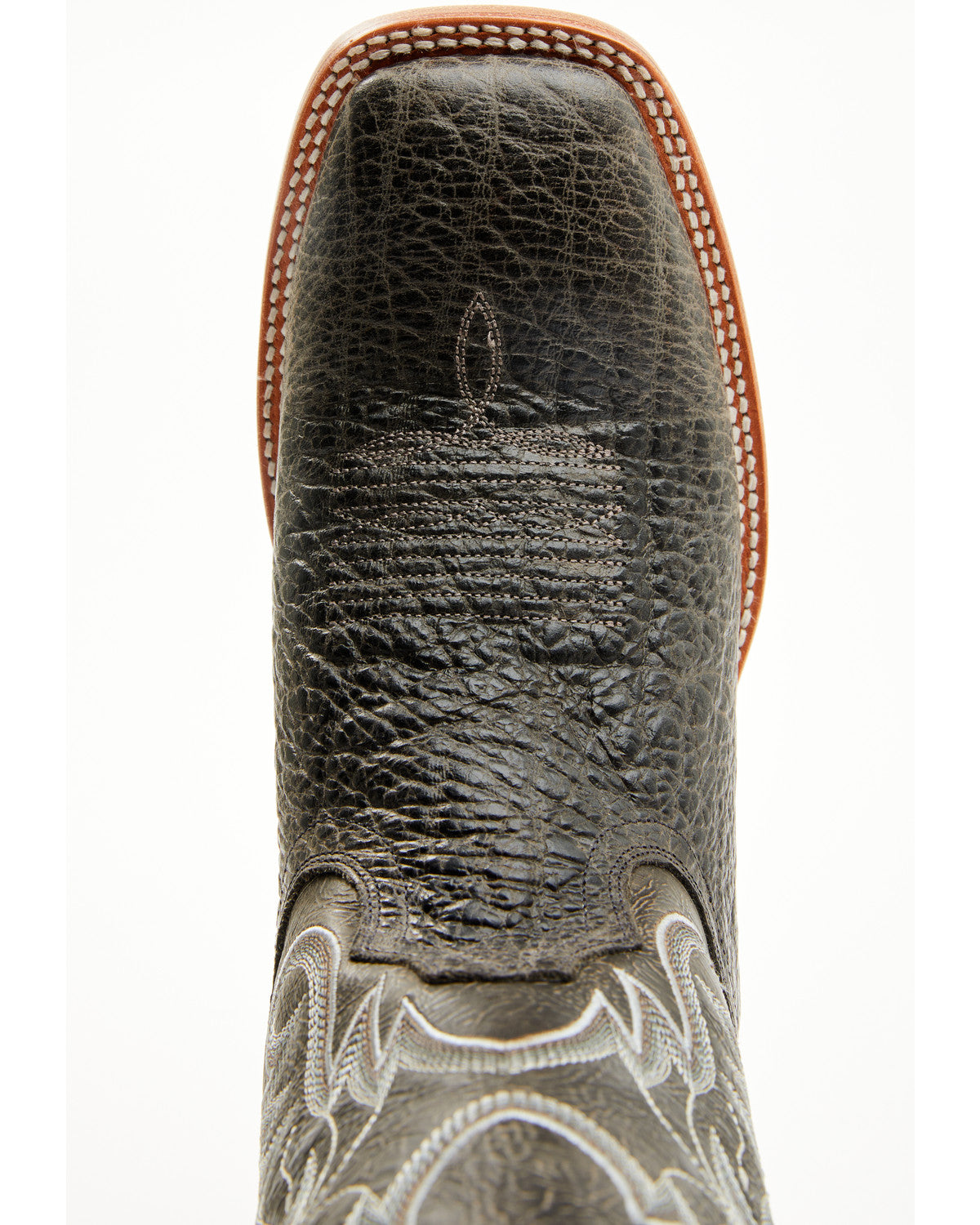 Men's Alton Western Boots - Broad Square Toe Grey