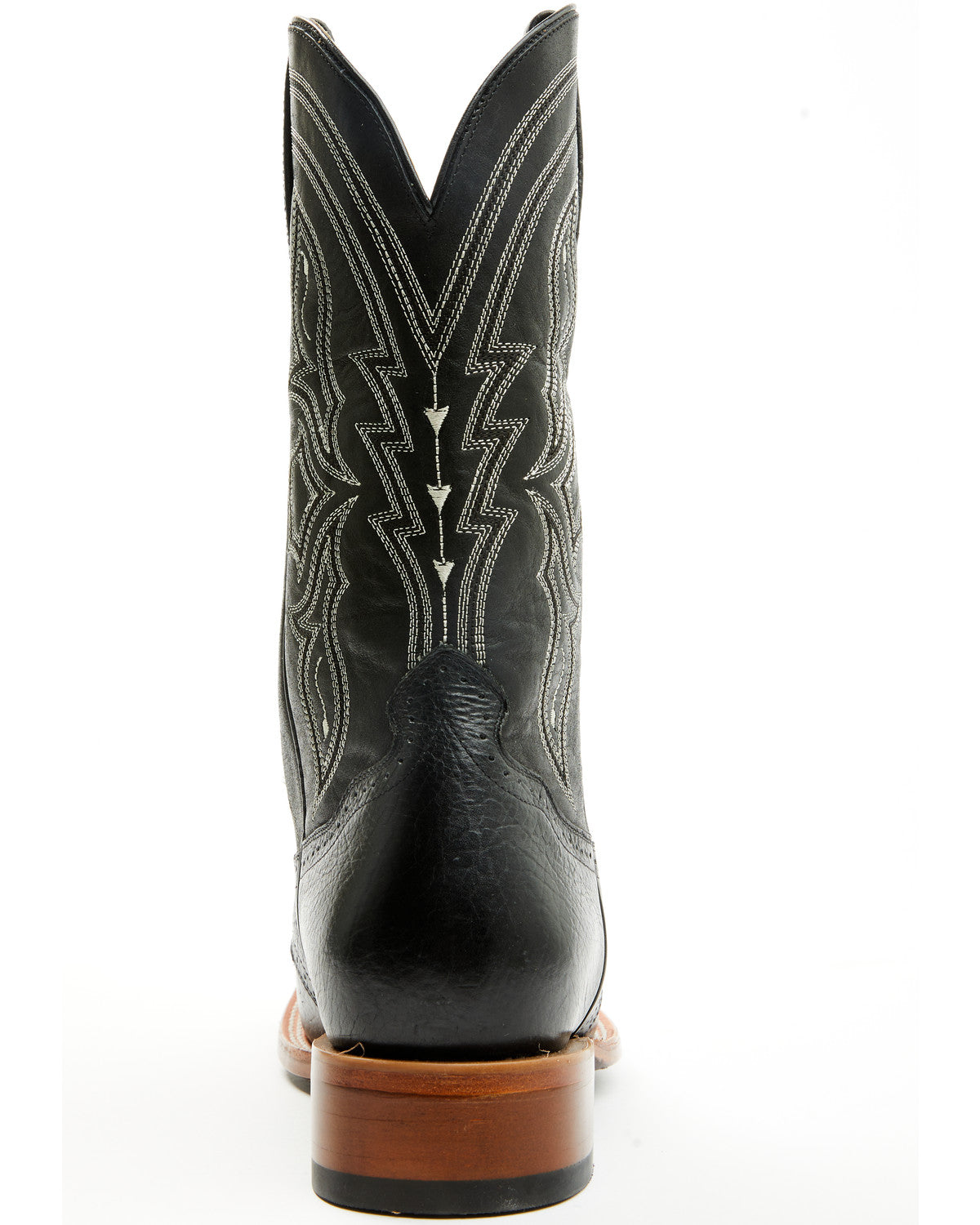 Men's Ashland Western Boots - Broad Square Toe Black