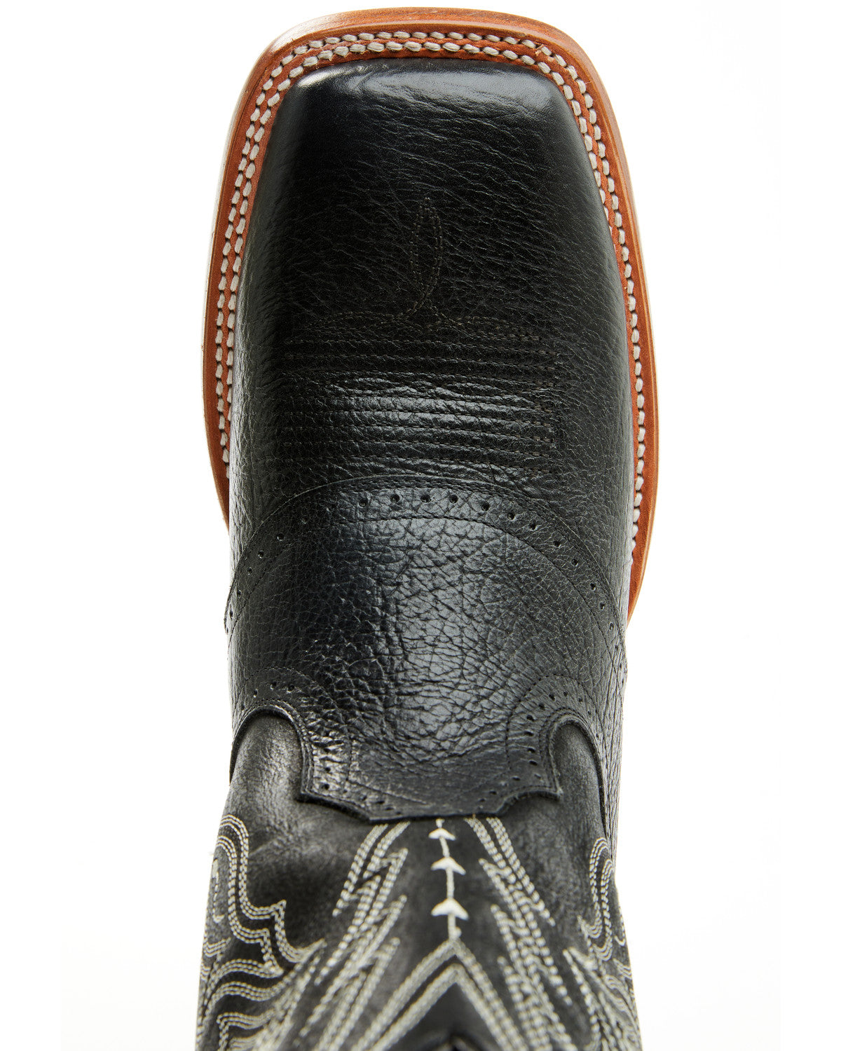 Men's Ashland Western Boots - Broad Square Toe Black