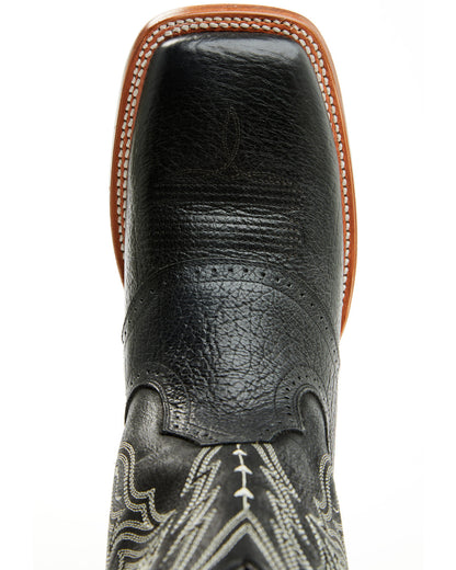 Men's Ashland Western Boots - Broad Square Toe Black