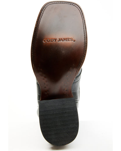 Men's Ashland Western Boots - Broad Square Toe Black