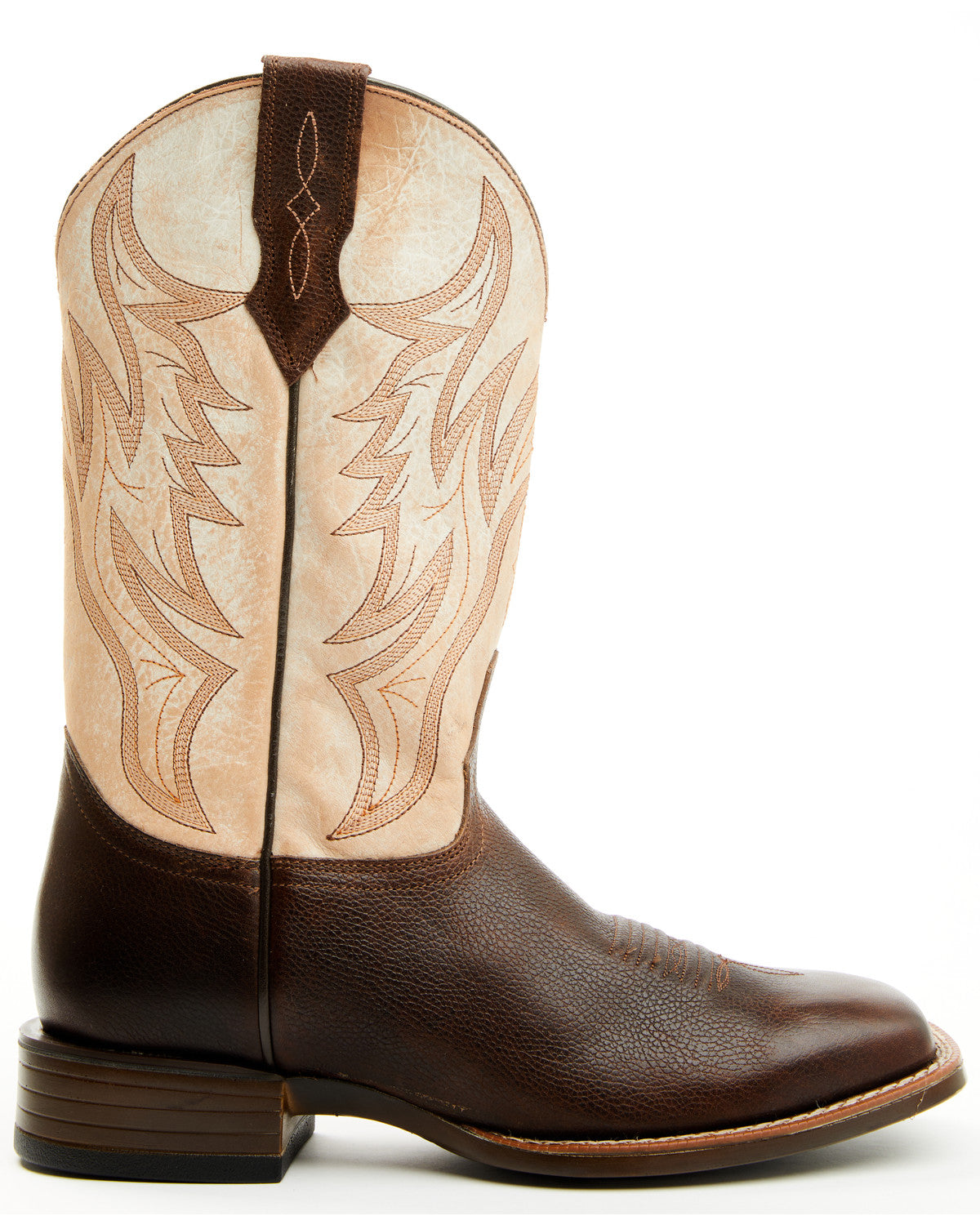 Men's Hoverfly Western Performance Boots - Broad Square Toe Cream