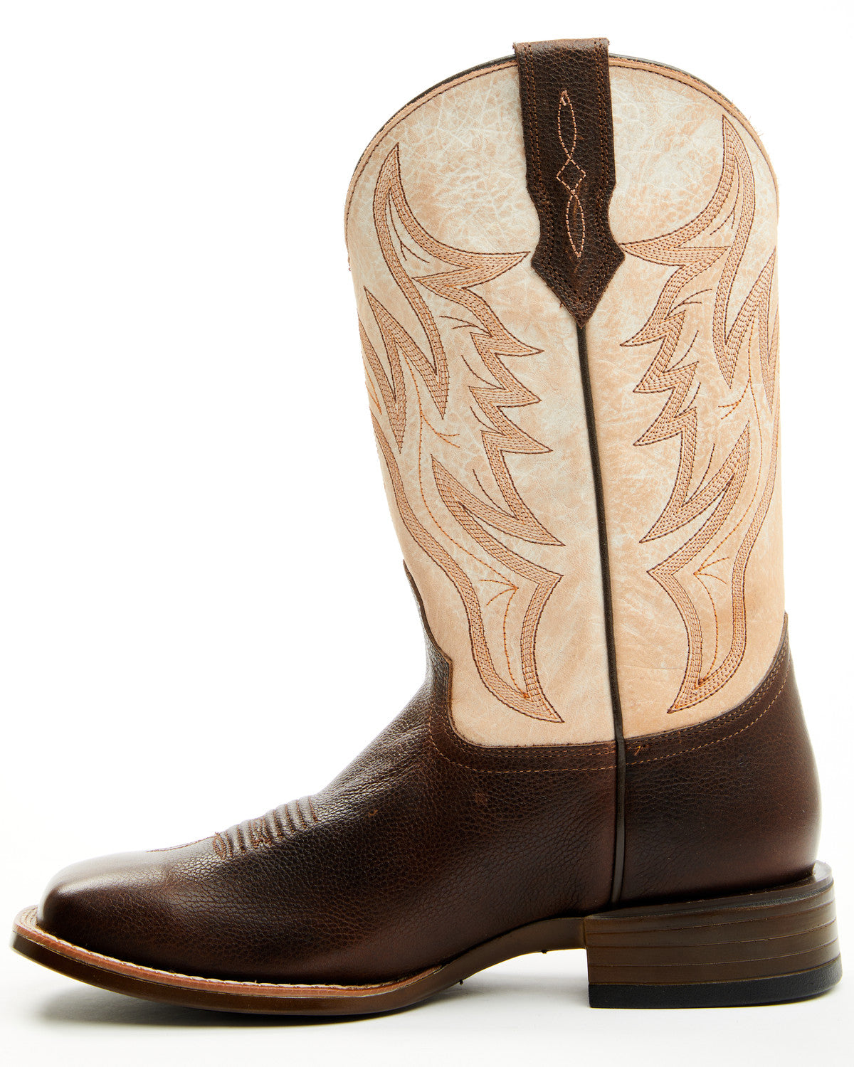 Men's Hoverfly Western Performance Boots - Broad Square Toe Cream