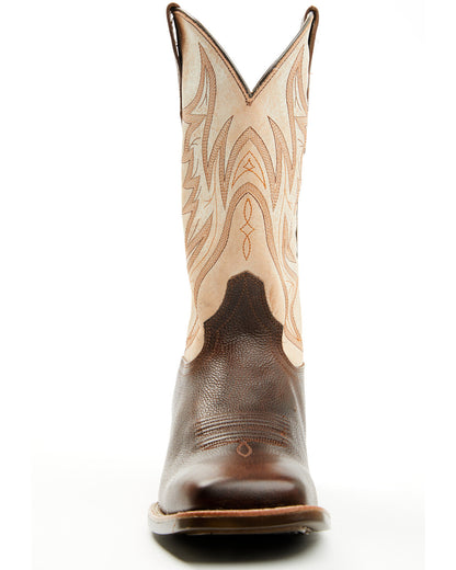 Men's Hoverfly Western Performance Boots - Broad Square Toe Cream