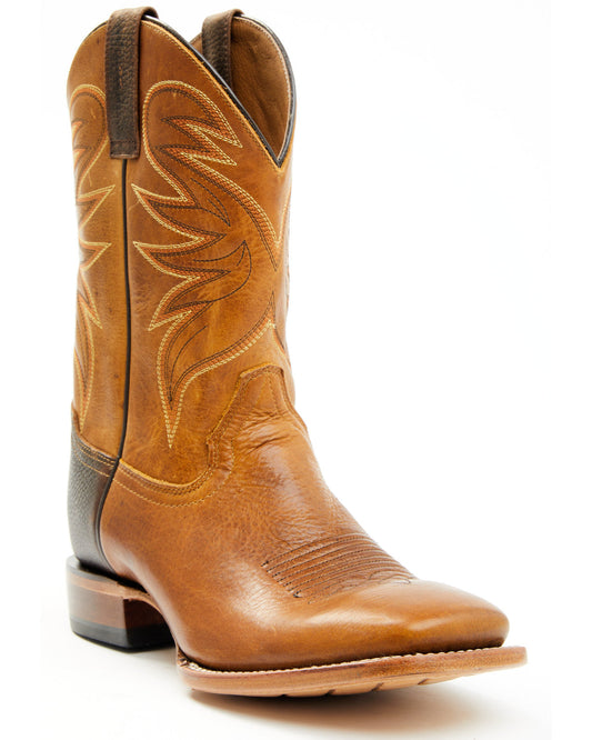 Men's McBride Western Boots - Broad Square Toe Sand