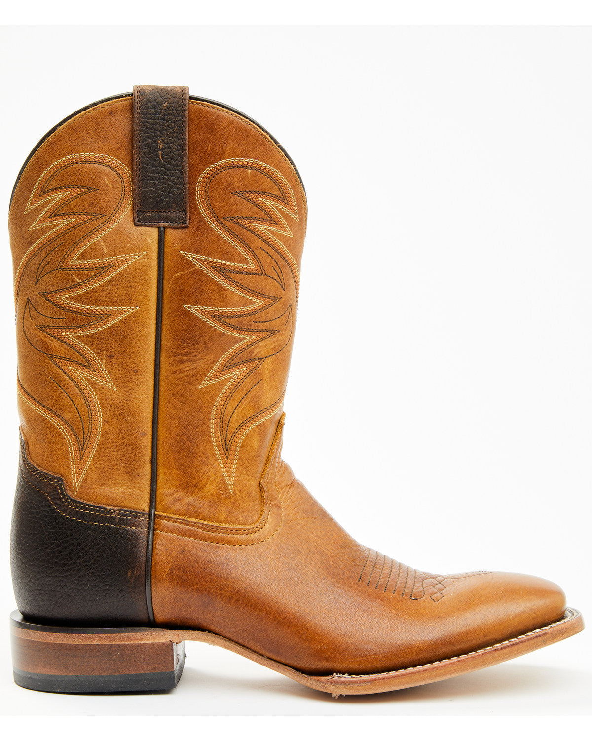 Men's McBride Western Boots - Broad Square Toe Sand