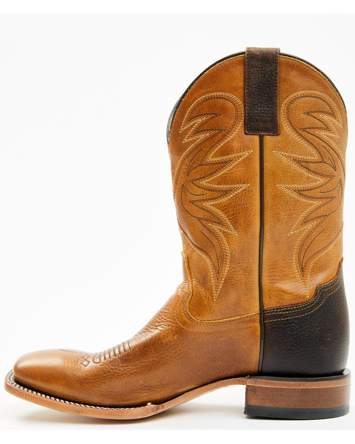 Men's McBride Western Boots - Broad Square Toe Sand