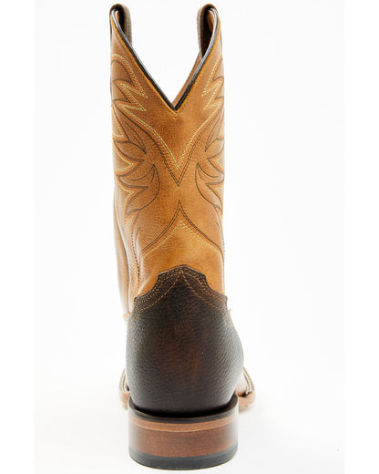 Men's McBride Western Boots - Broad Square Toe Sand