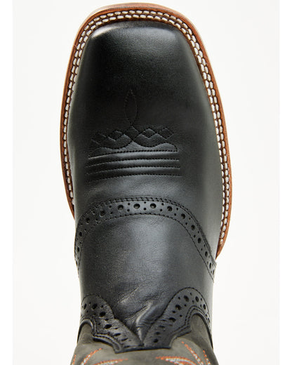 Men's Sinatra Western Boots - Broad Square Toe Brown