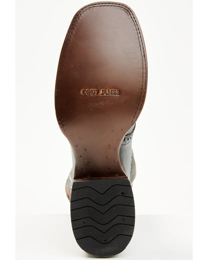 Men's Sinatra Western Boots - Broad Square Toe Brown