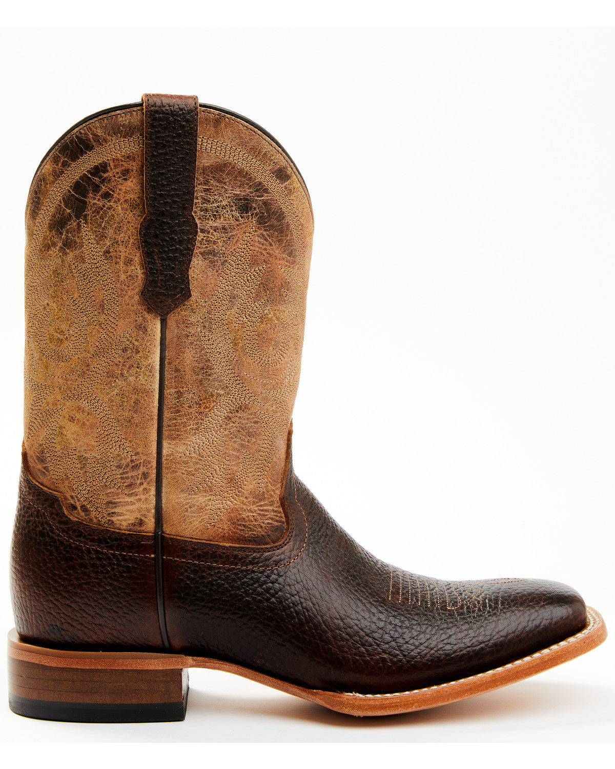 Men's Wade Western Boots - Broad Square Toe Brown