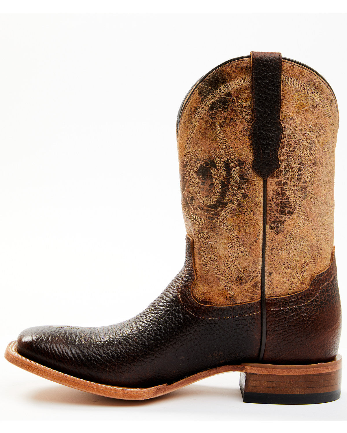 Men's Wade Western Boots - Broad Square Toe Brown
