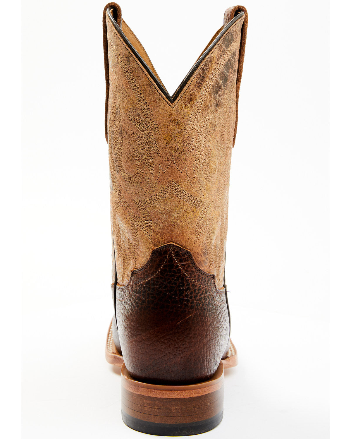 Men's Wade Western Boots - Broad Square Toe Brown