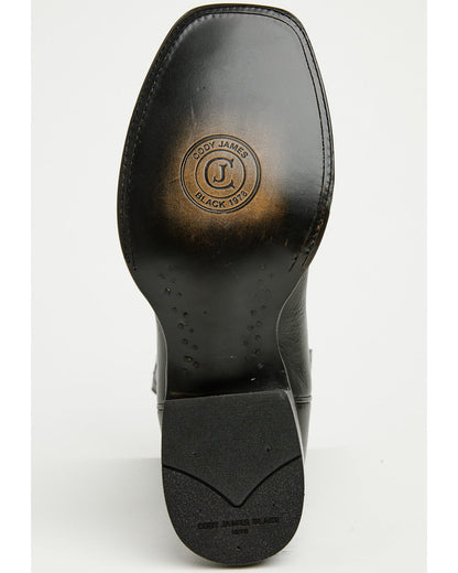Black 1978® Men's The Hayward Western Boots - Broad Square Black
