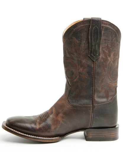 Black 1978® Men's The Hayward Western Boots - Broad Square Chocolate