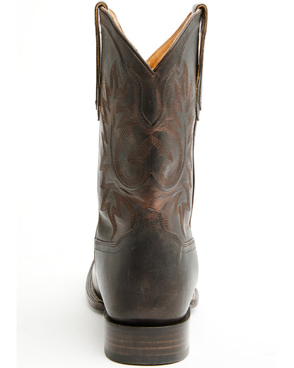 Black 1978® Men's The Hayward Western Boots - Broad Square Chocolate