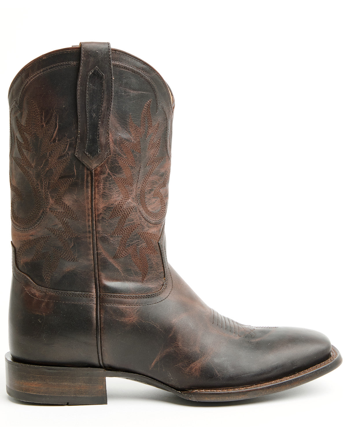 Black 1978® Men's The Hayward Western Boots - Broad Square Chocolate