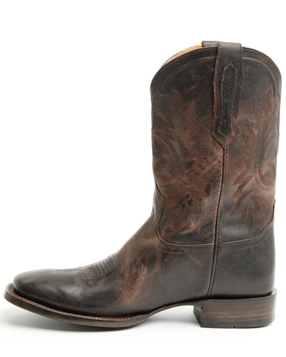Black 1978® Men's The Hayward Western Boots - Broad Square Chocolate
