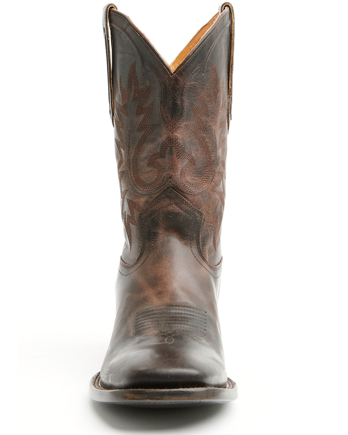 Black 1978® Men's The Hayward Western Boots - Broad Square Chocolate