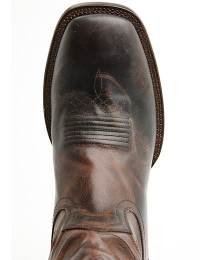 Black 1978® Men's The Hayward Western Boots - Broad Square Chocolate