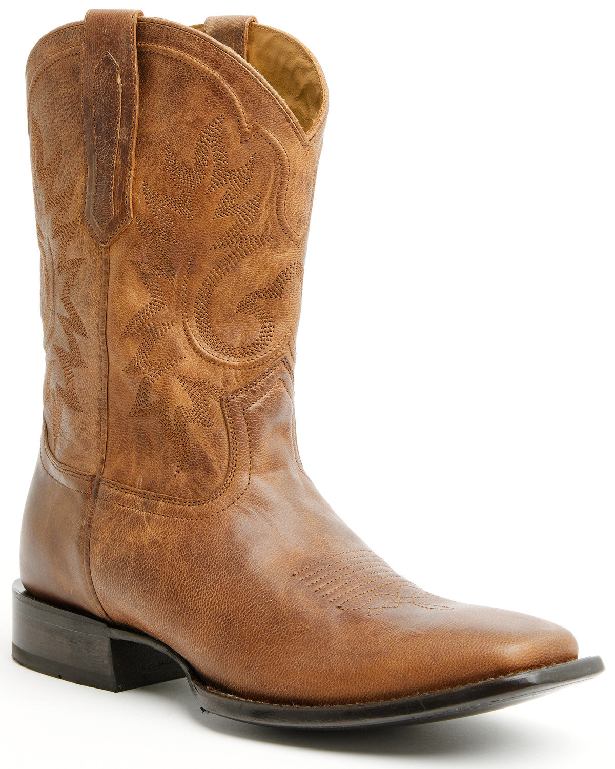 Black 1978® Men's The Hayward Western Boots - Broad Square Tan