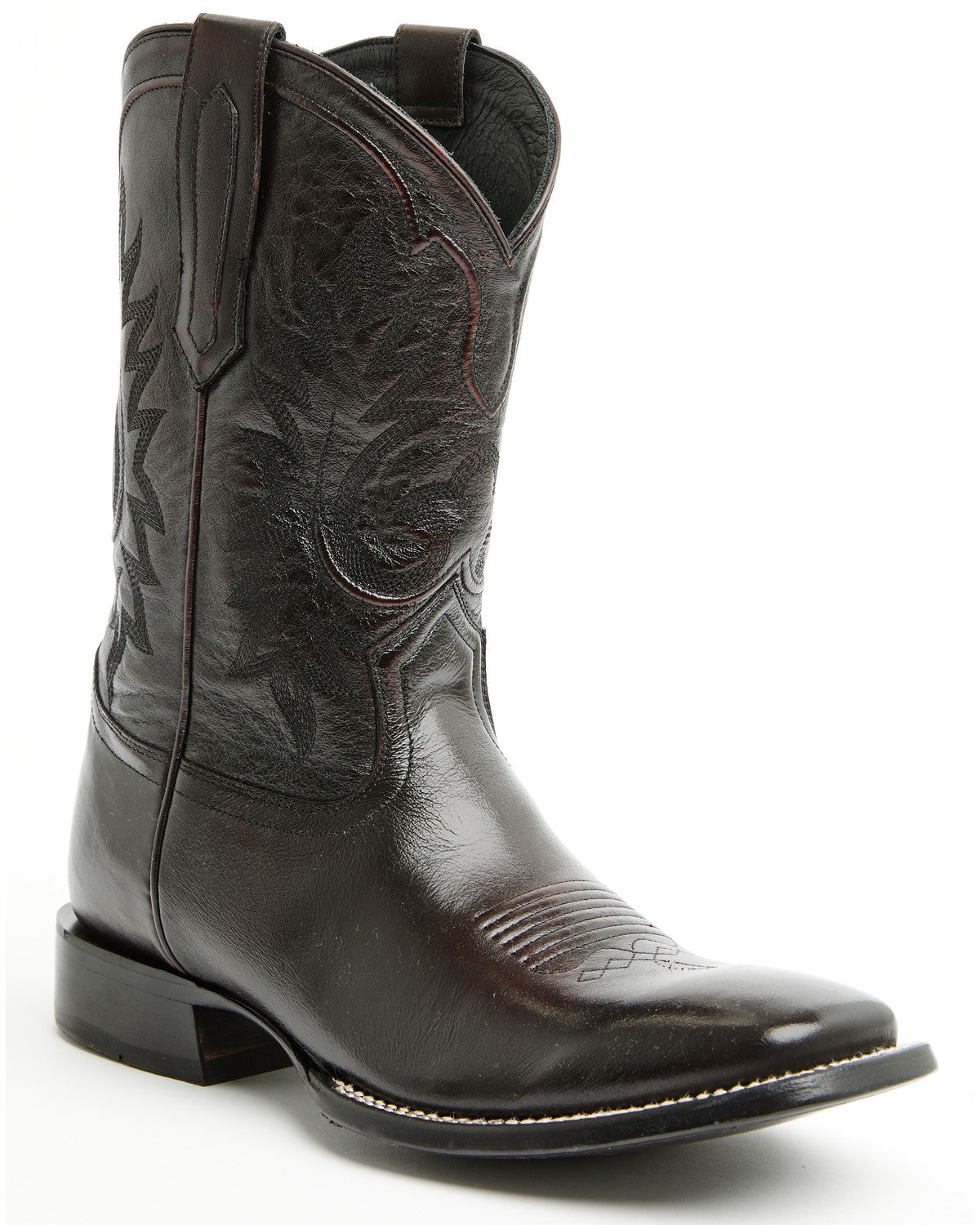 Black 1978® Men's The Hayward Western Boots - Broad Square Black Cherry